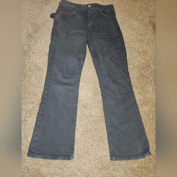 Rta Jeans Size 26 Women's Black Distressed Straight Leg Jeans - Picture 3 of 16